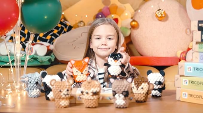 Animals 3D Soft Building Blocks - Cute Animal Kit, STEM Educational Toys, Enhance Hands-On Skills Interlocking Building Blocks (1104-FOX)