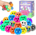 20 Pack Colorful Mini Stress Balls Set, Squishy Balls Fidget for Adult, Squeeze Balls Bulk, Birthday Gifts Party Favors Goodie Bags Stuffer Anxiety Stress Relief