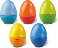 HABA Fun with Sounds Wooden Eggs - 5 Acoustic Sounds, Made in Germany, Kids Musical Instruments, Toddler Sensory Toys Montessori Toys for 2 yrs+