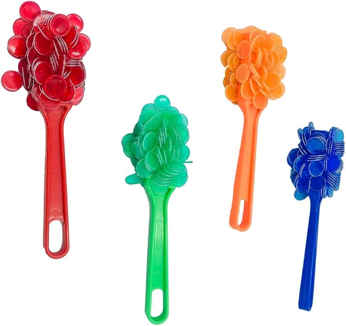 Yuanhe Magnetic Bingo Wand Chips - 4 Colors for Science Learning Counting Family Game Night Activities