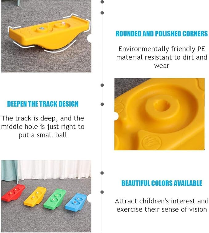 Kids Rocking Seesaw Balance Board,Sensory training equipment Balance teeter totter Balance board Children's balance platform Rock teeter totter