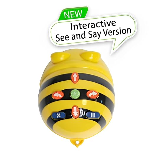 Basic Programming Creating & Debugging Programs Using 1-pc Bee-Bot Floor Robotics with Free 49-pcs A5 Size Sequence Cards - See & Say Version