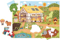 Happy Barn Farm Story Puzzle | 3+ Years | Size 20" x 15.5" | 26 Piece Set | 2 Figures and 2 Mini Puzzles Included | Glow in The Dark | Problem Solving | Puzzles Collection |