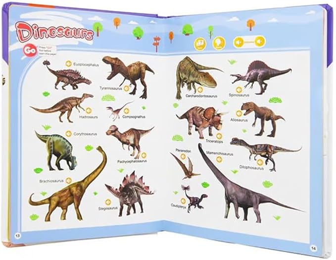 My First English Words Sound Book – 470+ Words, Audio Books for Kids Leap Frog 100 Book English Learning Talking Interactive Toddlers Early Educational Electronic Musical Toy(Two-Book Set)