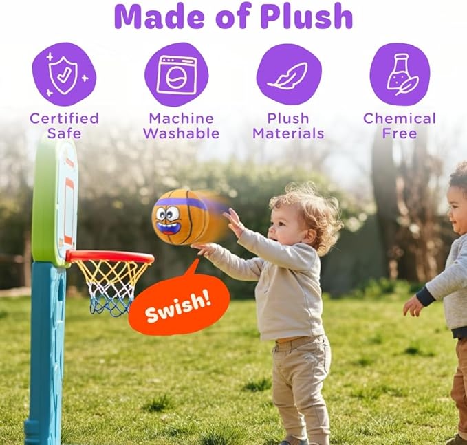 Move2Play, Hilariously Interactive Toy with Music & Sound Effects | Birthday Gift for Boy & Girl | Ball for Toddler & Baby | 6, 12, 18+ Months | 1, 2, 3+ Year Old