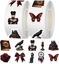 500 Pcs Gothic Sticker Witch Stickers for Water Bottle and Laptop - Witchcraft Party Favors & Decorations, Waterproof Vinyl Magical Decals, Gifts for Teens