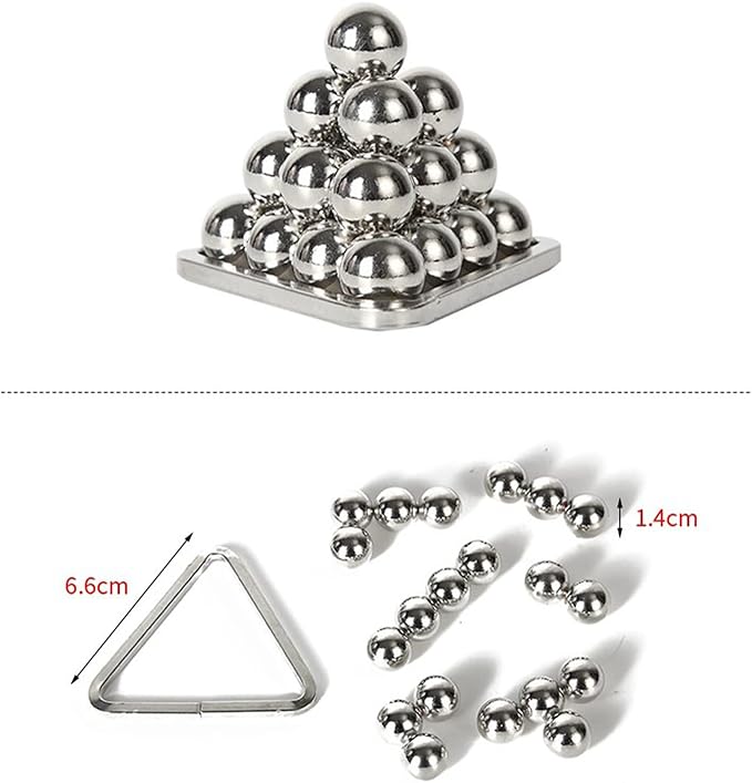 RoseFlower 28 pcs IQ Test Puzzle Metal Wire Puzzles Mind Game Educational Toys High Difficulty Brain Teaser Puzzle Toy for Kids and Adults - Explore Creativity and Problem Solving. Gift Desk Puzzles
