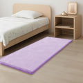 1.3" Thick Baby Play Mat for Floor, 28x72 Foam Tummy Time Mat, Padded Support Soft Plush Bedside Rugs for Infant Kids Toddler Crawling Kick Activity (Lavender)