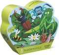 Crocodile Creek 36-Piece Jigsaw Floor Puzzle - Fun Floor Puzzles for Kids Ages 3-5 - Heavy-Duty Shaped Box for Storage - Backyard Bugs - 27" W x 20" H Finished