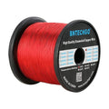 BNTECHGO 32 AWG Magnet Wire - Enameled Copper Wire - Enameled Magnet Winding Wire - 5 lb - 0.0078" Diameter 1 Spool Coil Red Temperature Rating 155℃ Widely Used for Transformers Inductors