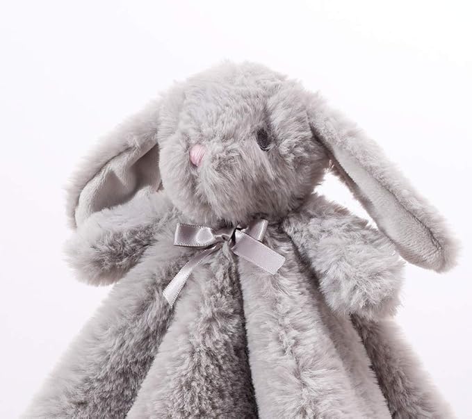CREVENT Cozy Plush Baby Security Blanket, Loveys for Baby Girls and Boys, Birthday (Unicorn + Bunny)