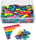 hand2mind Plastic Rainbow Fraction Tiles, Montessori Math Materials, Fraction Manipulatives, Unit Fraction, Fraction Bars Math Manipulatives, Fraction Games, Homeschool Supplies (15 Sets of 51 Pieces)