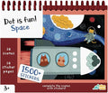 DINO MINI Dot is Fun! - Imaginative Paint by Sticker Kit for Kids - Dot Art Sticker Book for Toddlers 3-5 - Stocking Stuffers for Kids - Sticker Art Book for Toddlers (Space)