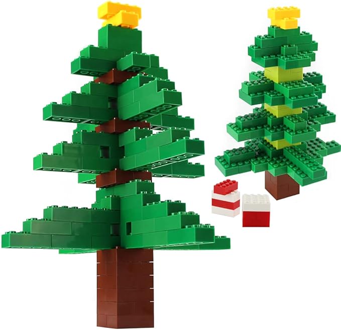 Feleph 100pcs 2x4 Bricks Green Building Classic Pieces Parts Creative Play Blocks Set Toy Accessories Combine with 3001 Major Brick Brands