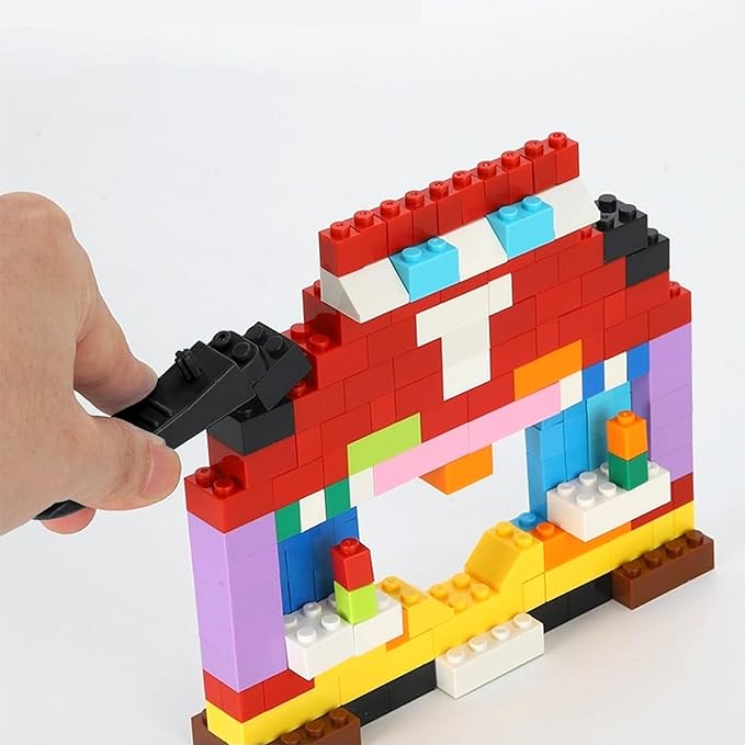 Bulk Pink Building Bricks, Classic Building Blocks Compatible with All Major Brands