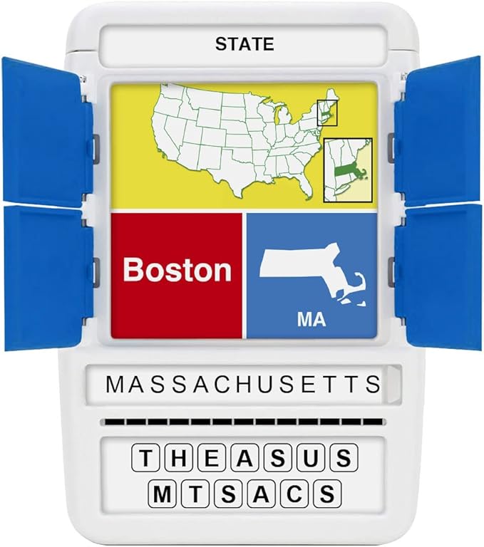 100 PICS US States & Capitals Flash Cards | All 50 States and Capitals to Learn | Fun and Functional Case | Ultimate Flashcards for United States Geography | Card Games for Kids and Adults | Ages 6+