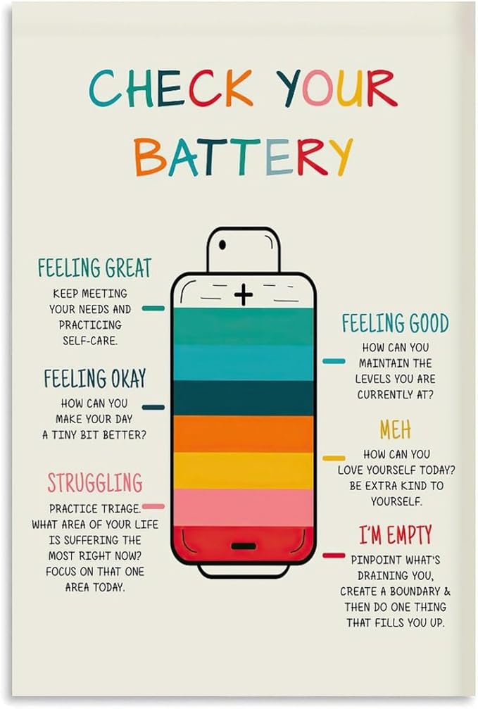 BFXLMKI Emotional Regulation, Feelings Chart, Emotions Poster, Mental Health, Zones of Regulation, Calm Corner, Feelings Check-in for Kids Teens Unframe-style 24x36inch(60x90cm)