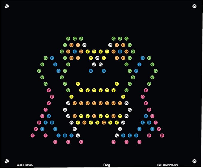 Zoo Refill templates for Basic Fun Lite Brite Ultimate Classic (10 Sheets, 7x8)