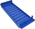 Rolled Coin Plastic Storage Tray, Nickels, Blue (2 Trays)