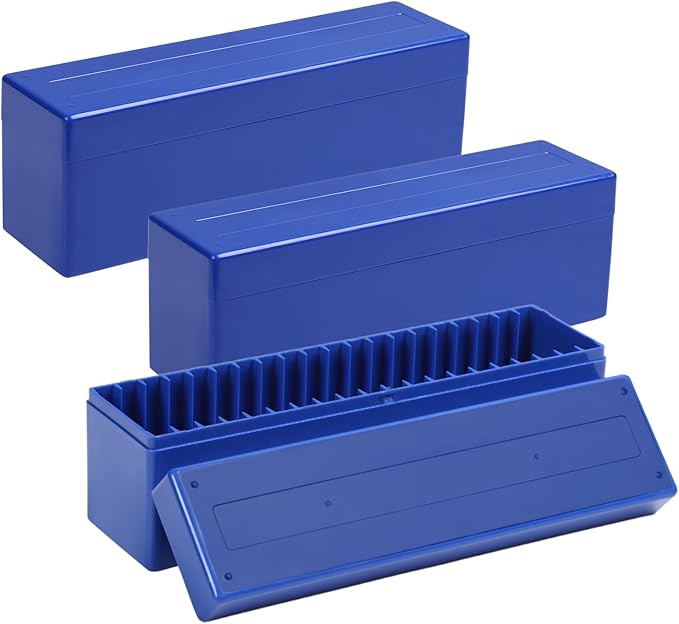 3-Pack Coin Slab Storage Boxes - 20-Slot Plastic Cases for 60 Coins, Compatible with PCGS NGC PMG Holders