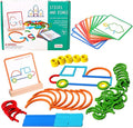 Winbar Kids Toys for Creative Learning, Building Educational Resources Toys for Preschool and Kindergarten Boys and Girls Matching Blocks Logical Educational Classroom Family Game Toy
