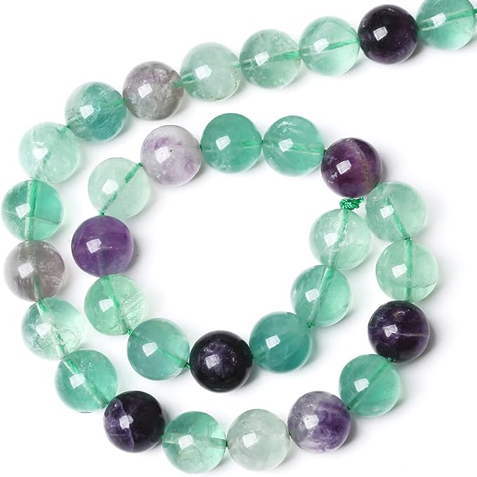 6MM 60PCS Natural Stone Green Fluorite Gemstone Beads for Jewelry Making DIY Bracelet 1 Strand