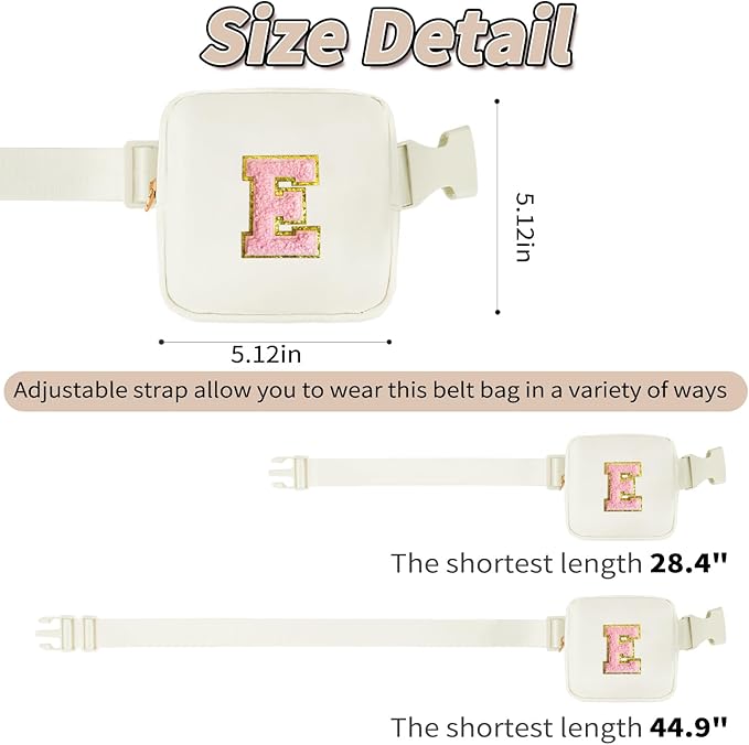 Party Favors for Kids 4-8, Mini Fanny Pack Cute Crossbody Bags for Girls - Cream
