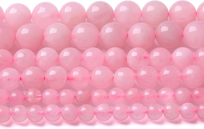 4MM 86PCS Natural Stone Brazilian Rose Quartz Crystal Beads for Jewelry Making DIY Bracelet