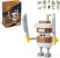Italian Brainrot Action Figure Building Kit, Brainrot Toys, Creative STEM Construction Blocks, Collectible Desk Decor Gift for Adults & Teens 14+(CABUCINO ASSASINO)