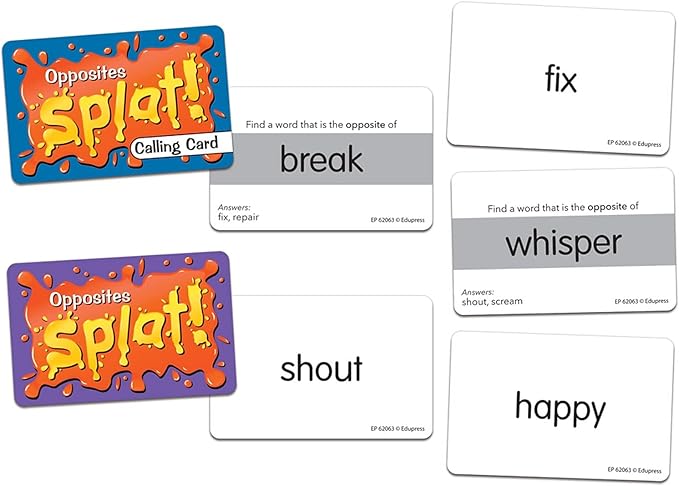Teacher Created Resources Opposites Splat Game