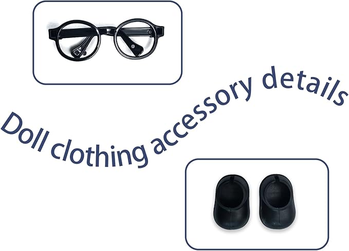 17cm Doll Clothes Set Fashion Doll Clohtes with Accessories of Doll Clothing Suitable for Various Outfits of Dolls (Style S)