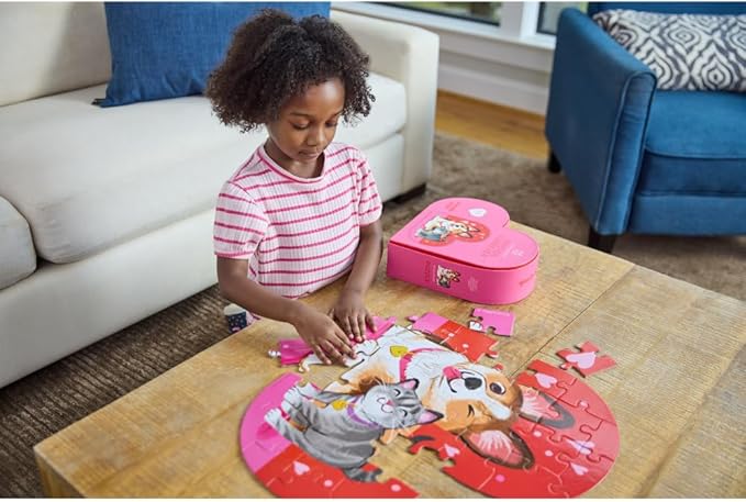 Crocodile Creek Jigsaw Puzzle, 36 Piece for Kids 3 Years and Up, Heavy-Duty Shaped Box for Storage, Finished Puzzle Size 18 x 18 inches, Friends Fur-Ever