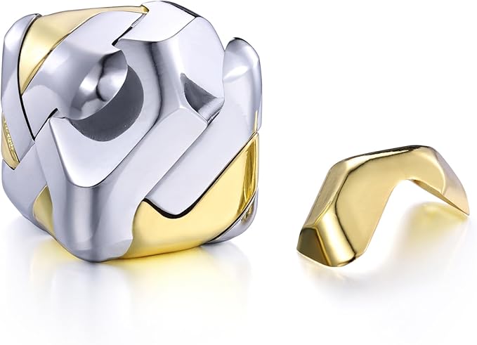 Metal Puzzle - 3D Cube Brain Teaser Puzzle
