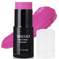 MEICOLY Pink Face Body Paint Stick(1.06Oz),Waterproof Sweatproof Pink Eye Black Softball/Baseball/Football,Cream Body Paint,Blendable Face Paint for Halloween Special Effects SFX Makeup