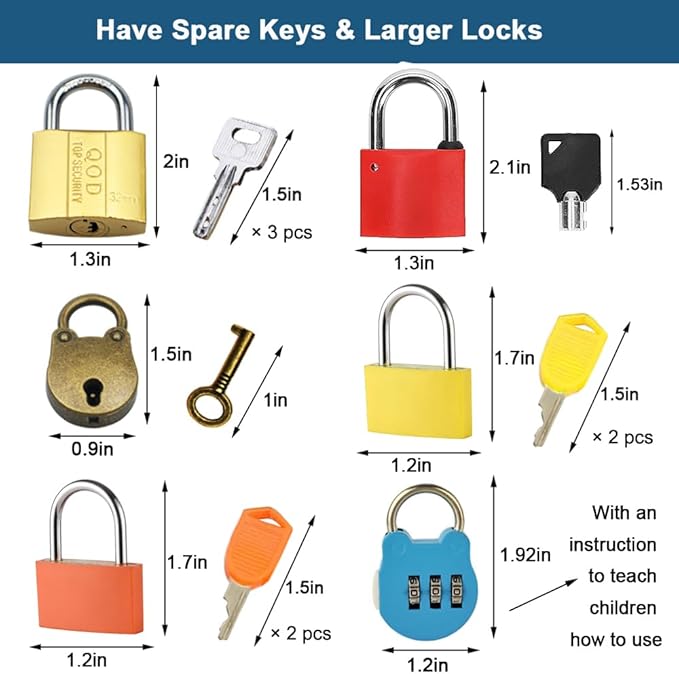 Montessori Lock and Key Toy Set for Toddlers, Educational STEM Lock Toys Matching Games Set with Wooden Tray for 3-5 Year Old Kids