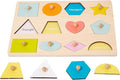 Adena Montessori Wooden Cognition Knob Puzzles Baby & Toddler Development Toy