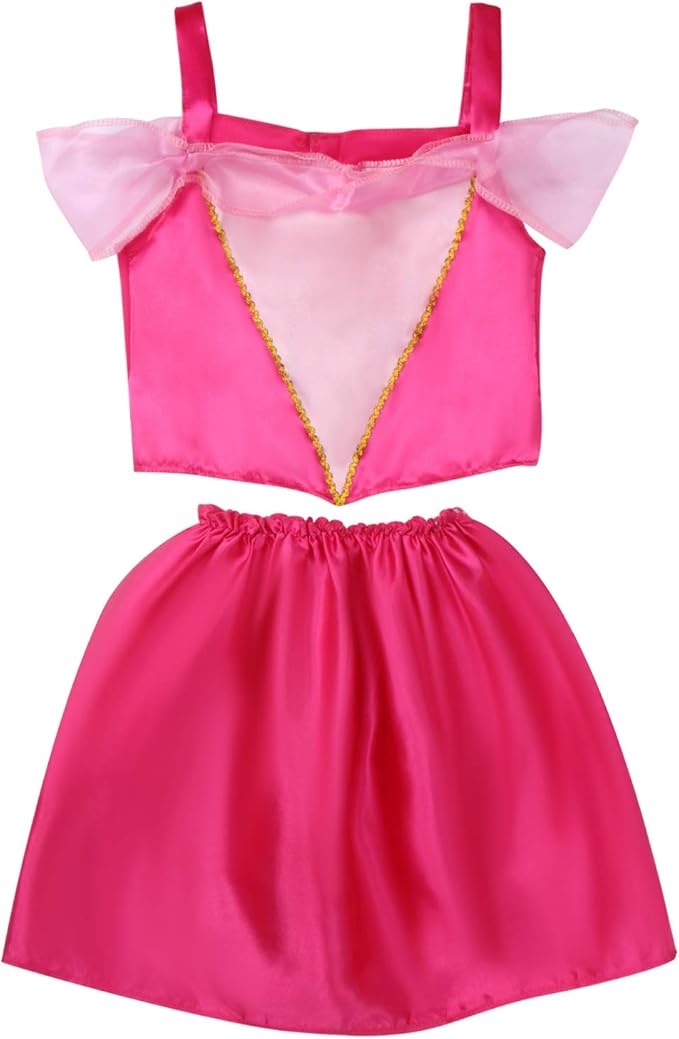 VGOFUN Princess Dresses for Girls - Dress up Clothes Pretend Play for Toddler Girl Christmas Birthday Gift for 3-6 Years