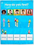 hand2mind Express Your Feelings Pocket Chart, Emotions Chart for Kids, Classroom Decorations for Preschool Teachers, Daycare Decor, Social Emotional Learning Activities, Calm Down Corner Supplies