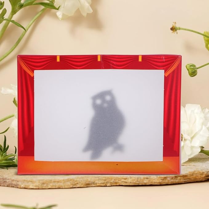 Kisangel 1 Set DIY Chinese Shadow Puppets Kit, Interactive Puppet Theater for Educational Engaging Storytelling Includes Flashlight Accessories