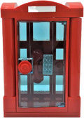 Building Bricks British London Souvenir Red Telephone Booth Toy for Kids Compatible with All Major Brands Best Birthday Gifts Toys Boys Girls Ages 4+