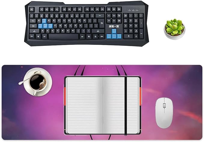 Spider Mouse Pad Large Extended Computer Full Desk Pad 31.5x11.8 inch Computer Mouse Mat Keyboard for Home Office Gaming