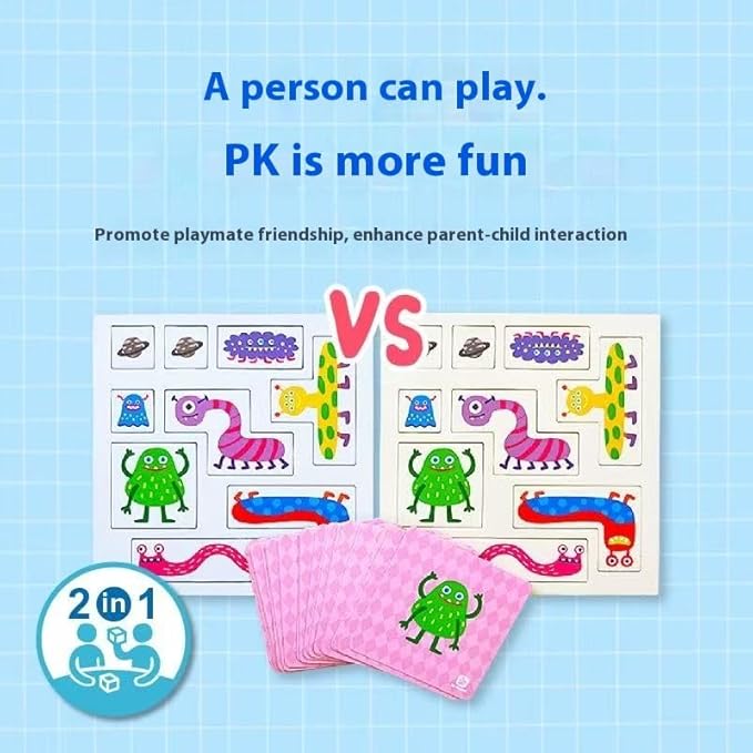 Quick Thinking！Strategy Duel - Brain Battle Game for Kids 4+ |logic puzzle game kid,Spatial Reasoning&Thinking game&brain board game,STEM Education|Kids BIngo & Family Night | 2-Player Competition