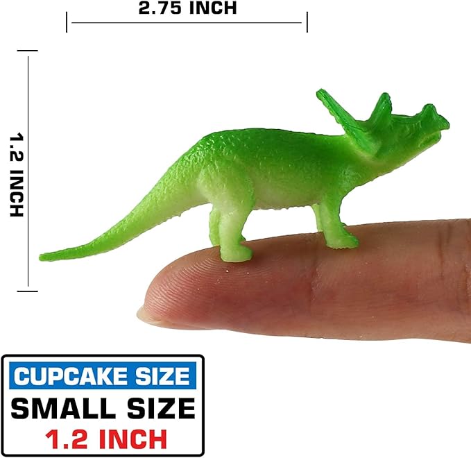 168 Pcs Mini Dinosaur Figure Toys - Realistic Plastic Dinosaur Set for Kids Children Toddler Learning Educational, Goody Bag, Party Supplies, Pinata Stuffers Easter Eggs Easter Basket Filler
