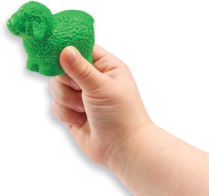 Learning Resources Jumbo Farm Counters - 30 Pieces, Ages 18+ months Toddler Learning Toys, Preschool Toys, Farm Animals for Kids