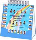 Thought-Spot I Know What to Do Expressive Faces feelings flip book for kids - Emotion Chart for Kids Reinforces Positive Behavior Serves as Emotions Wheel or Feelings Chart (Expressive Faces Flipbook)