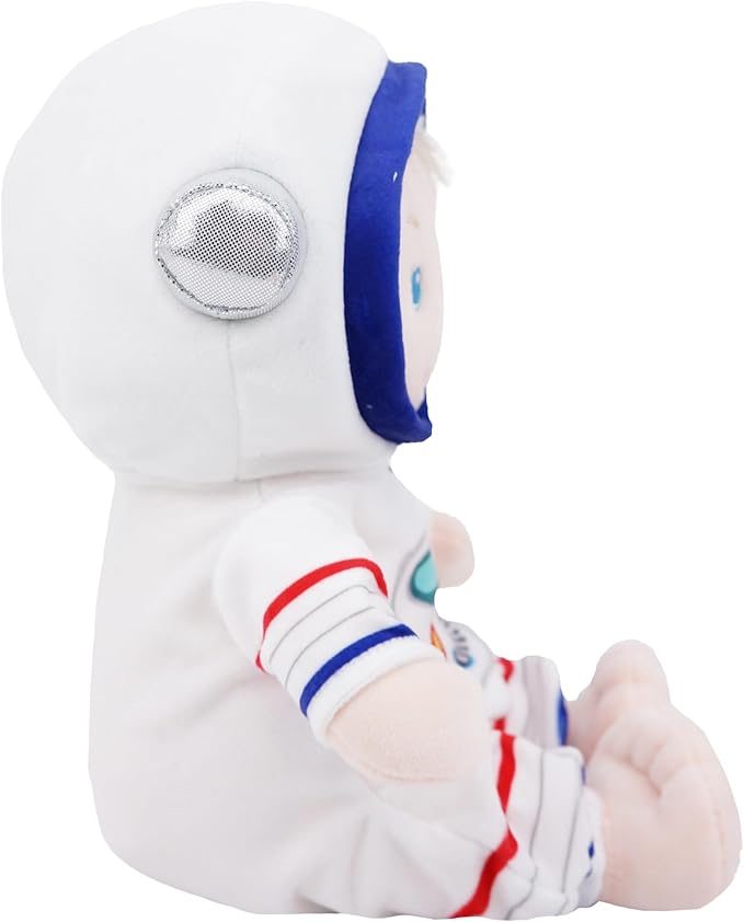 June Garden 12" Sweet Dolly Astronaut - Stuffed Ultra Soft Baby Doll for Birth and Up - Spacesuit Outfit