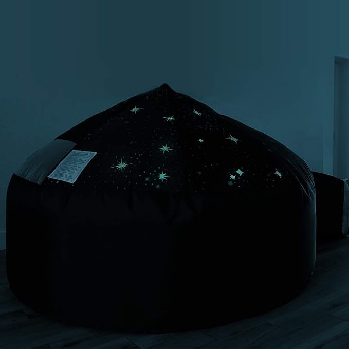 The Original Patented AirFort - Build A Fort in 30 Seconds, Inflatable Fort for Kids, Play Tent for 3-14 Years, A Playhouse Where Imagination Runs Wild, Fan not Included (Starry Night)