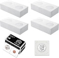 MUDOR Upgraded Premium Coin Flips for Half Dollars, 200 Pack Cardboard Coin Holder, Mylar Coin Flips 2x2, Paper Coin Holders