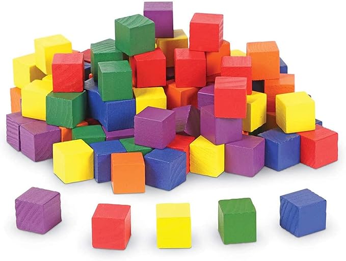 Wooden Blocks for Crafts, Unfinished Wood Cubes, 1.5 Inch Natural Wood Blocks, Pack of 15 Wood Square Blocks, Wooden Cubes for Arts and Crafts and DIY Projects