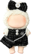 17cm Doll Clothes Set Luxurious Chic Fashion Ensemble with Stylish Accessories for Adorable 17cm Dolls Soft Fabric Dress-Up Sets with Playful Designs, Easy to Wear (Doll Not Included)